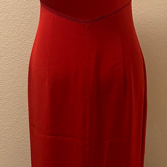 ADRIANNA PAPELL Red Evening Dress Size:8 Maxi - Picture 9 of 11